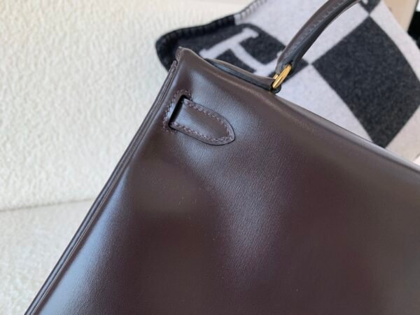 wsxc1774378778159_3 Full Handmade Kelly 28CM 46 EBONE Box Leather Gold Hardware Top Quality