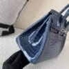 wsxc1774628002419_3 Birkin 25cm Porosus Leather 7K Bleu Abysse Full Handmade Silver Hardware Top Quality