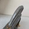 HongKong Fedex Kelly 25cm 18 Etoupe Porosus Leather Gold Hardware 1:1 to make