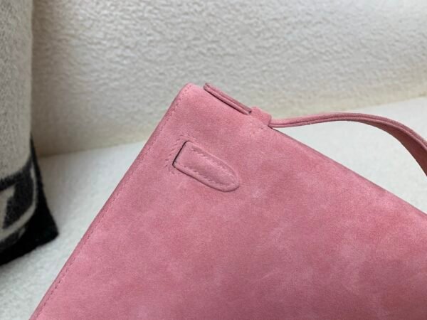 wsxc1775052626041_3 Kelly Pochette 22CM 3Q Rose Sakura Suede Leather Gold Hardware 1:1 to Make
