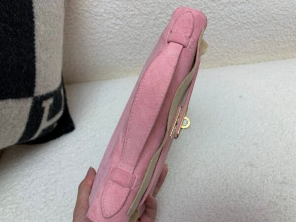 wsxc1775052626041_4 Kelly Pochette 22CM 3Q Rose Sakura Suede Leather Gold Hardware 1:1 to Make