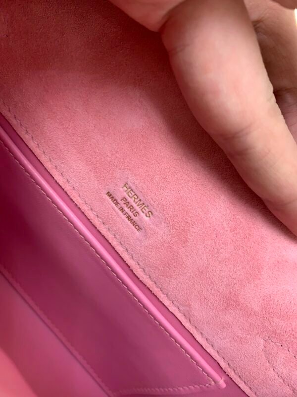 wsxc1775052626041_8 Kelly Pochette 22CM 3Q Rose Sakura Suede Leather Gold Hardware 1:1 to Make