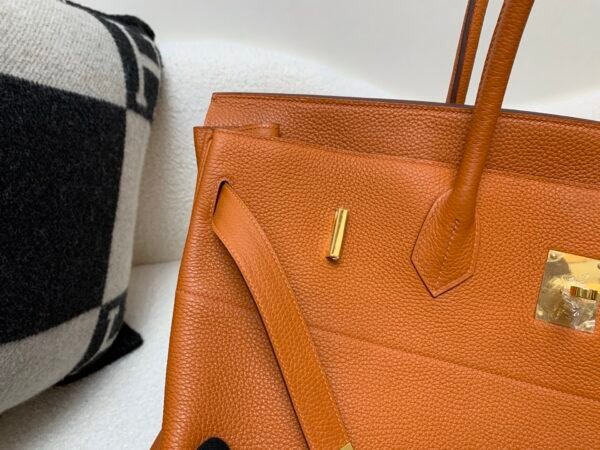Special birkin size Birkin 50CM 93 Orange Togo Leather GHW Men bag Travel bag