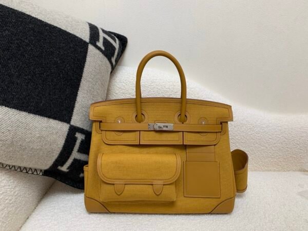 wsxc1775654670366_0-1 Birkin Cargo 35CM 2S Sesame Canvas/ Swift Leather Full Handmade Original Materials