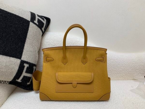 wsxc1775654670366_1 Birkin Cargo 35CM 2S Sesame Canvas/ Swift Leather Full Handmade Original Materials