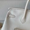 Full Handmade Quality Birkin Cargo 35CM i2 Nata Canvas/ Swift Leather Silver Hardware