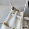 Full Handmade Quality Birkin Cargo 35CM i2 Nata Canvas/ Swift Leather Silver Hardware