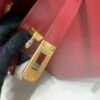 Kelly 25CM 55 Rouge H Box Leather Gold Hardware Global Sales Full Handmade