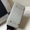 Global Shipping Birkin 25 80 Gris Perle Gold Hardware Lady Handle bag Full Handmade