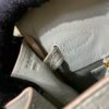 Global Shipping Birkin 25 80 Gris Perle Gold Hardware Lady Handle bag Full Handmade