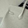 Full Handmade Birkin 25cm 8L Beton Alligator Leather Silver Hardware