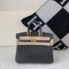 Whole sales Birkin 25cm 8F Etain Alligator Leather Gold Hardware Full Handmade