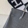 Whole sales Birkin 25cm 8F Etain Alligator Leather Gold Hardware Full Handmade