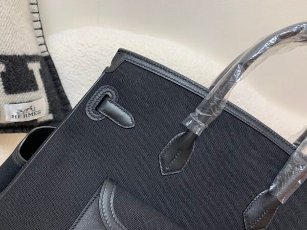 wsxc1776964342251_3 Top Handmade Birkin Cargo 35CM 89 Nior Canvas Swift Leather Silver Hardware