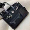 wsxc1776964346253_7 Top Handmade Birkin Cargo 35CM 89 Nior Canvas Swift Leather Silver Hardware