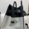 Top Quality Birkin Cargo 40CM 89 Nior Canvas/ Swift Leather Full Handmade Silver Hardware