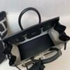 Top Quality Birkin Cargo 40CM 89 Nior Canvas/ Swift Leather Full Handmade Silver Hardware
