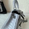Global Shipping Kelly doll 16CM 80 Gris Perle Alligator Leather Full handmade Silver hardware