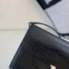 Top Hardware H Factory Sales Constance To Go 89 Noir Alligator leather Silver Hardware