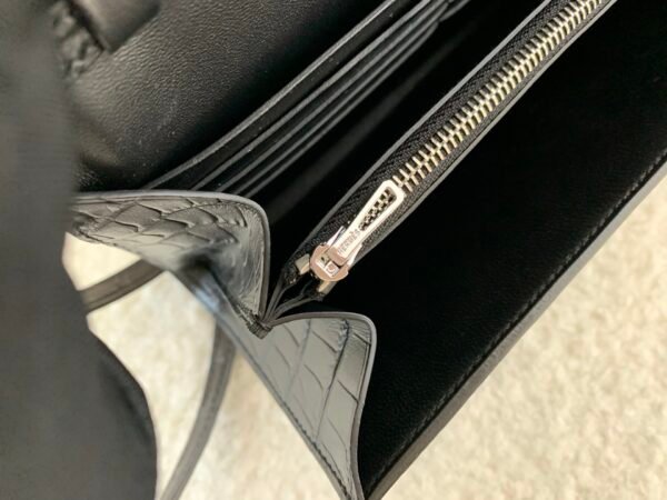 Top Hardware H Factory Sales Constance To Go 89 Noir Alligator leather Silver Hardware