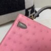 wsxc1777473799238_3 Mini Kelly 19CM L4 Rose Bubblegum Ostrich Leather Gold Hardware Top Handmade