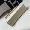 Mini Kelly 19CM 3C Parchemin CK37 Gold Ostrich Leather Silver Hardware Top Handmade