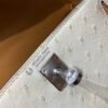 Mini Kelly 19CM 3C Parchemin CK37 Gold Ostrich Leather Silver Hardware Top Handmade
