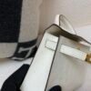Top Handmade Mini Kelly 19CM i2 Nata Ostrich Leather Gold Hardware
