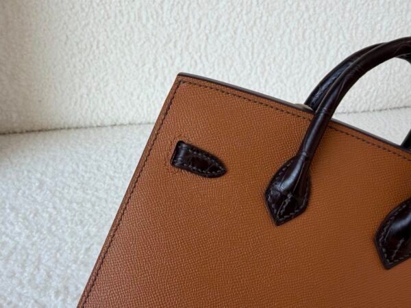 wsxc1778167577952_3 Top Handmade Birkin house 20cm 46 Ebene 28 Caramel 93 Orange 37 Gold Silver Hardware