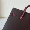 wsxc1778167580128_3 Special Order Birkin 20cm House 57 Bordeaux 93 Orange T3 Bai Brun Silver Hardware