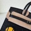 Birkin 20 house 89 Nior 9O Jaune De Naples 93 Orange Matte Alligator Dark black hardware