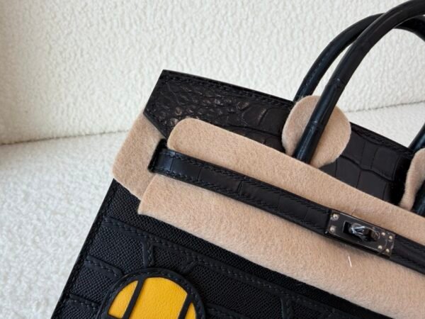 Birkin 20 house 89 Nior 9O Jaune De Naples 93 Orange Matte Alligator Dark black hardware