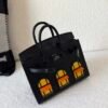 Birkin 20 house 89 Nior 9O Jaune De Naples 93 Orange Matte Alligator Dark black hardware