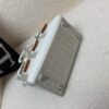 Birkin House 20cm 8L Beton 01 White 93 Orange Top Handmade Matte Alligator togo