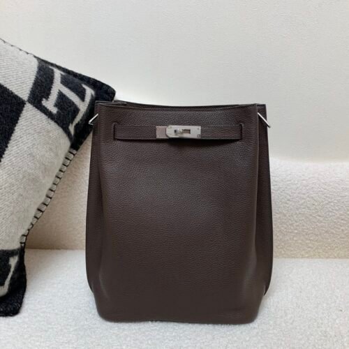 wsxc1779909061602_0 Original Quality So kelly 46 Ebene Togo Leather Silver Hardware Full Handware