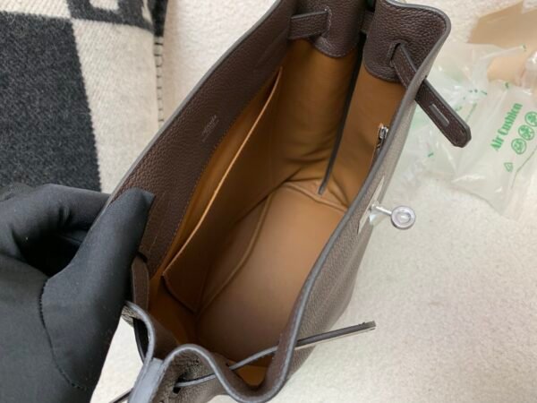 wsxc1779909061602_8 Original Quality So kelly 46 Ebene Togo Leather Silver Hardware Full Handware