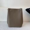 Whole Shipping So kelly 22 18 Etoupe Togo Leather Silver Hardware Top Handmade