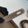 Whole Shipping So kelly 22 18 Etoupe Togo Leather Silver Hardware Top Handmade