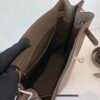 Whole Shipping So kelly 22 18 Etoupe Togo Leather Silver Hardware Top Handmade