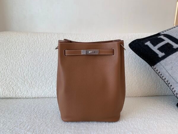 Full Handware Original Quality So kelly CK37 Gold Togo Leather Silver Hardware
