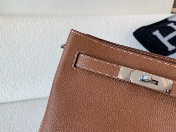 Full Handware Original Quality So kelly CK37 Gold Togo Leather Silver Hardware