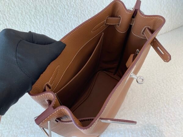 Full Handware Original Quality So kelly CK37 Gold Togo Leather Silver Hardware