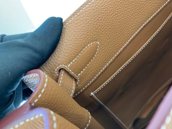 Full Handware Original Quality So kelly CK37 Gold Togo Leather Silver Hardware