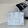 Birkin Cargo 25CM N4 Gris Platine Canvas Swift Leather Silver Hardware Top Quality