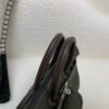 Birkin Cargo 25CM 60 Vert Bronze Canvas/ Swift Leather Silver Hardware Full Handmade