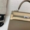 wsxc1782490376377_2 Kelly 25CM 18 Etoupe Epsom Leather Top Handmade Silver Hardware