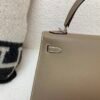 wsxc1782490376377_3 Kelly 25CM 18 Etoupe Epsom Leather Top Handmade Silver Hardware