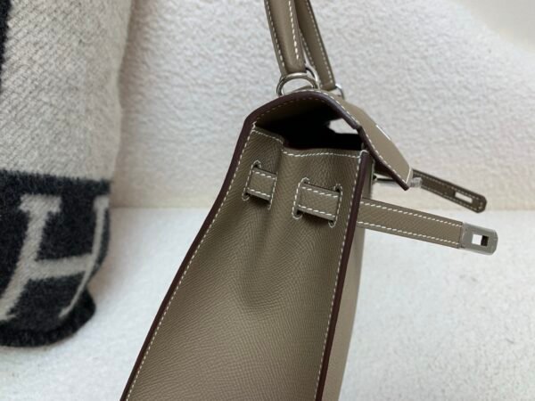 wsxc1782490376377_7 Kelly 25CM 18 Etoupe Epsom Leather Top Handmade Silver Hardware