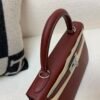 wsxc1782490378271_4 Global Shipping Kelly 25CM 57 Bordeaux Epsom Leather Silver Hardware