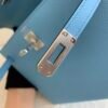 Top Handmade Kelly 25CM 7N Celeste Epsom Leather Silver Hardware 1:1 to make